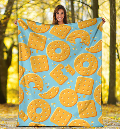 Cracker Pattern Print Design 02 Premium Blanket