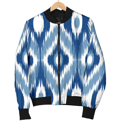 Ikat Pattern Print Design 03 Men Bomber Jacket