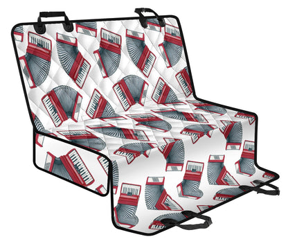 Accordion Pattern Print Design 03 Rear Dog Car Seat Cover Hammock