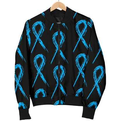 Prostate cancer Pattern Print Design A02 Men Bomber Jacket