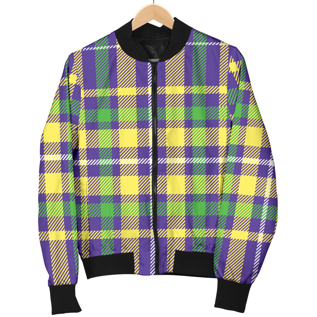 Mardi Gras Pattern Print Design 010 Men Bomber Jacket