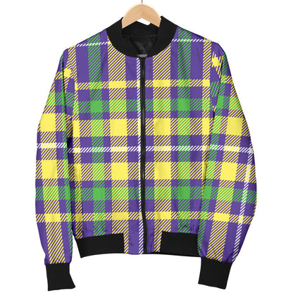 Mardi Gras Pattern Print Design 010 Men Bomber Jacket