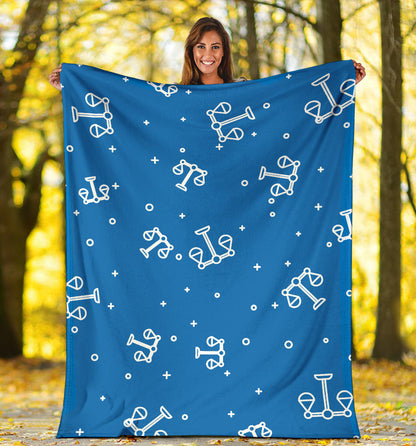 Libra Pattern Print Design 05 Premium Blanket