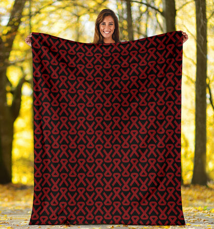 Multiple myeloma Pattern Print Design A01 Premium Blanket