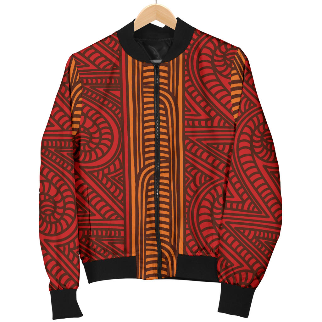 Maori Pattern Print Design 05 Men Bomber Jacket