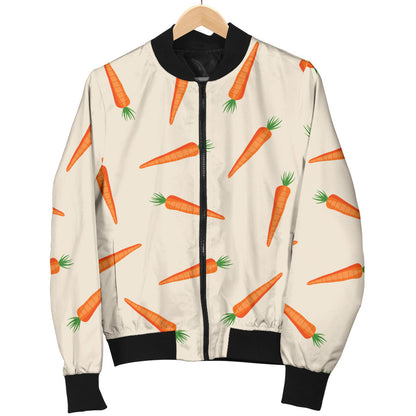Carrot Pattern Print Design 07 Men Bomber Jacket