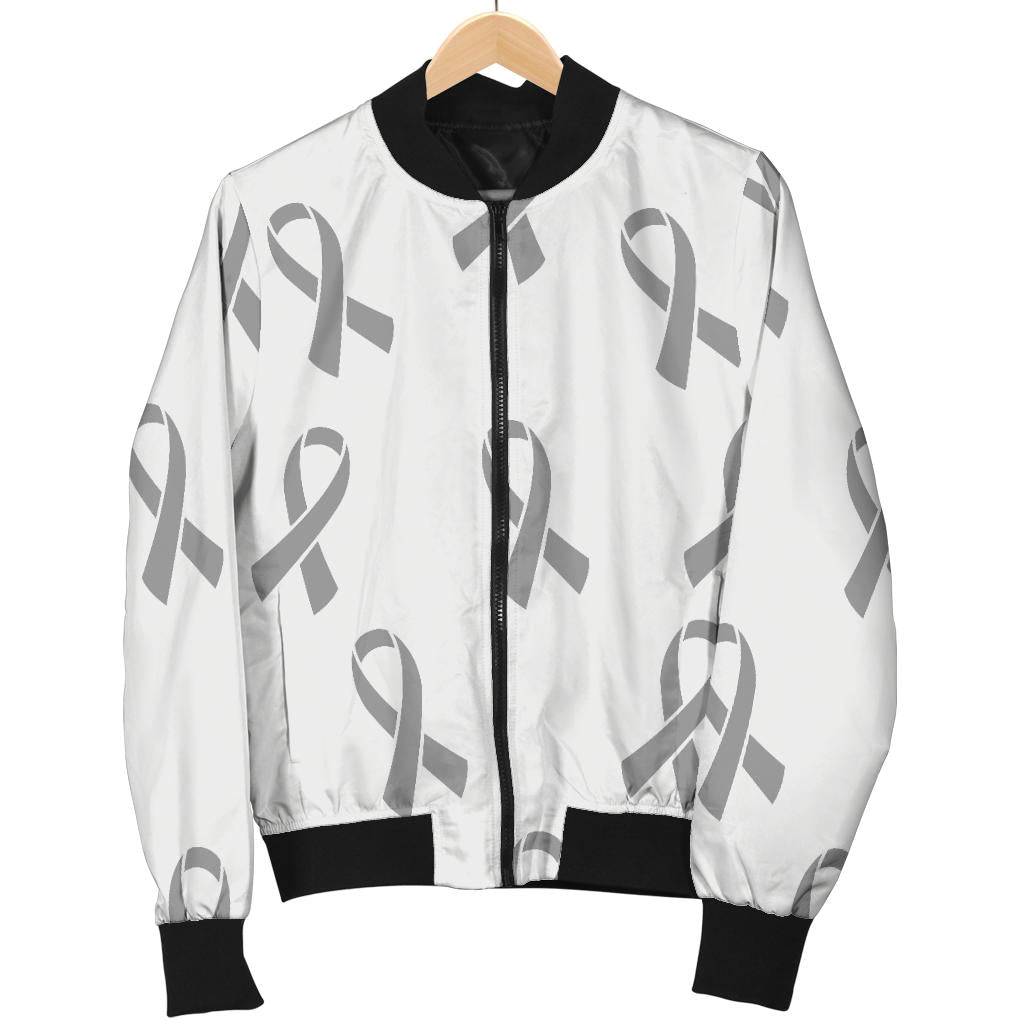 Brain cancer Pattern Print Design 01 Men Bomber Jacket
