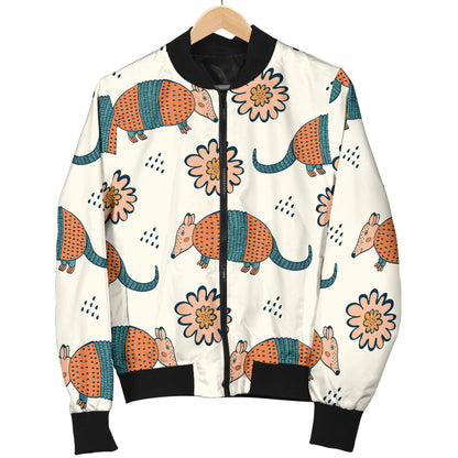 Armadillo Pattern Print Design 02 Men Bomber Jacket