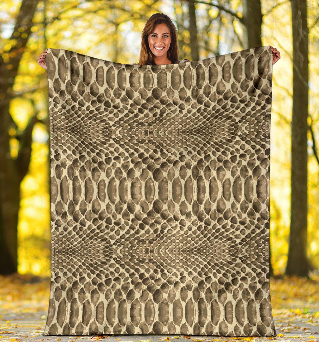 Python Pattern Print Design A02 Premium Blanket