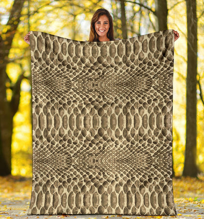 Python Pattern Print Design A02 Premium Blanket