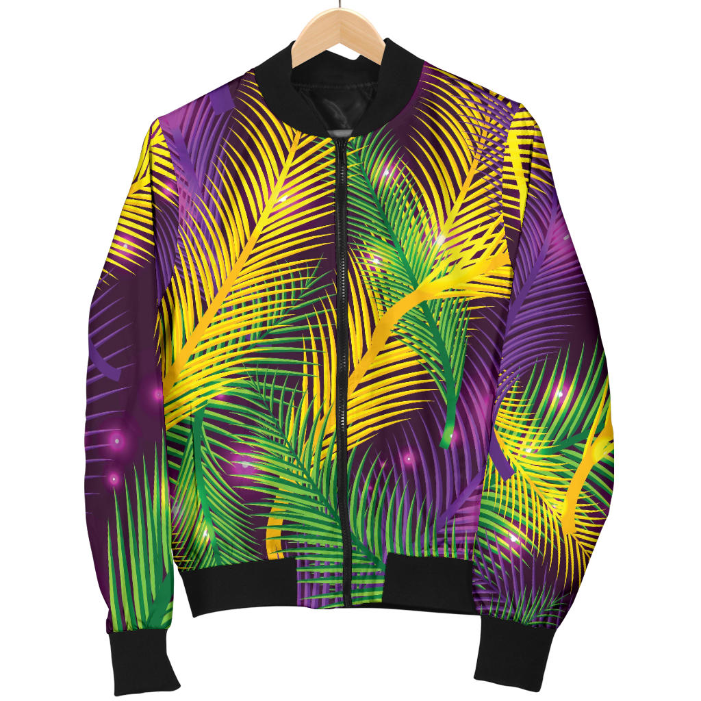 Mardi Gras Pattern Print Design 09 Men Bomber Jacket
