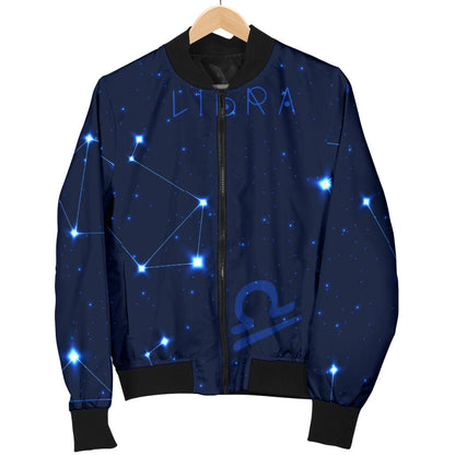 Libra Pattern Print Design 04 Men Bomber Jacket