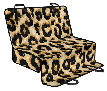 Jaguar Skin Pattern Print Design 02 Rear Dog Car Seat Cover Hammock