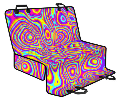 Liquid Pattern Print Design 06 Rear Dog Car Seat Cover Hammock