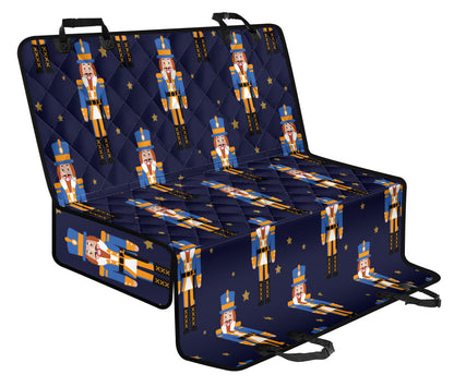 Nutcracker Pattern Print Design A04 Rear Dog Car Seat Cover Hammock