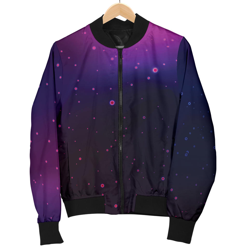Night sky Pattern Print Design A04 Men Bomber Jacket