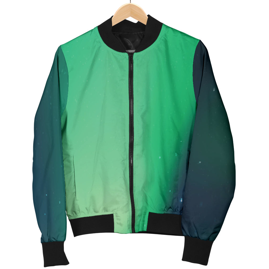 Aurora Borealis Pattern Print Design 04 Men Bomber Jacket