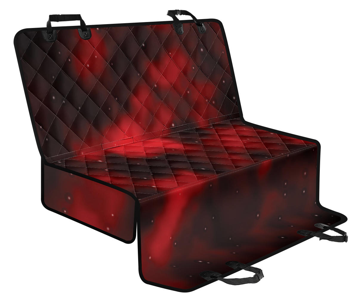 Nebula Pattern Print Design A03 Rear Dog Car Seat Cover Hammock