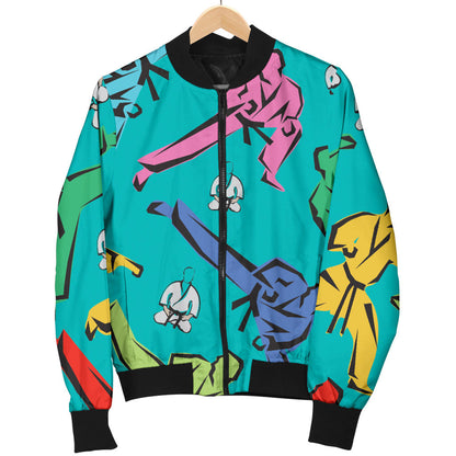 Judo Pattern Print Design 01 Men Bomber Jacket