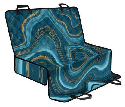 Liquid Pattern Print Design 04 Rear Dog Car Seat Cover Hammock