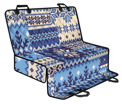 Nordic Pattern Print Design A04 Rear Dog Car Seat Cover Hammock