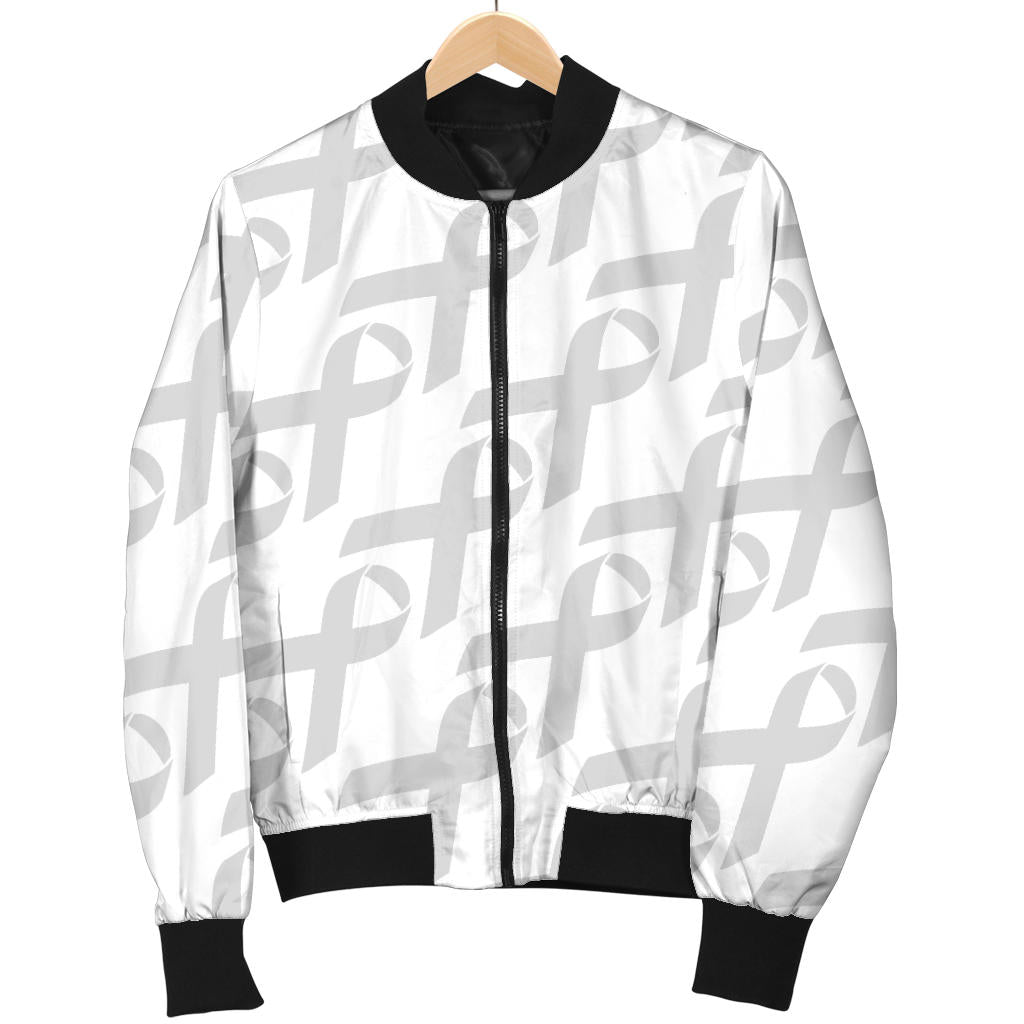 Brain cancer Pattern Print Design 02 Men Bomber Jacket