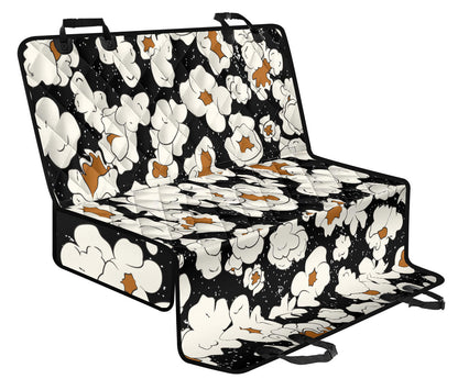 Popcorn Pattern Print Design A02 Rear Dog Car Seat Cover Hammock