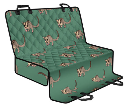 Sugar Glider Pattern Print Design 01 Rear Dog Car Seat Cover Hammock