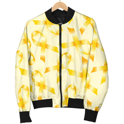 Bone cancer Pattern Print Design 01 Men Bomber Jacket