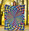 Optical illusion Pattern Print Design A02 Premium Blanket
