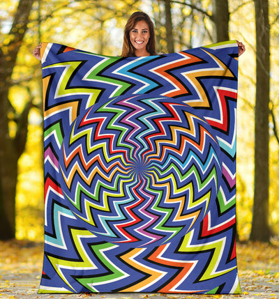 Optical illusion Pattern Print Design A02 Premium Blanket
