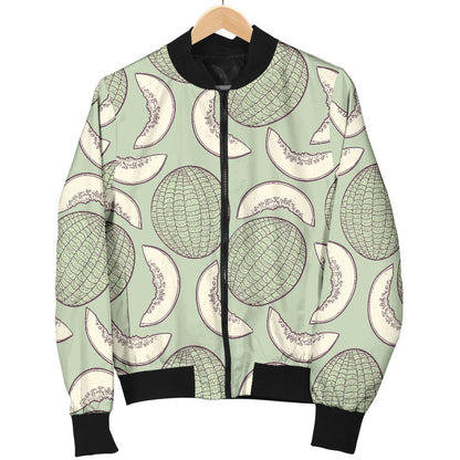 Cantaloupe Pattern Print Design 01 Men Bomber Jacket