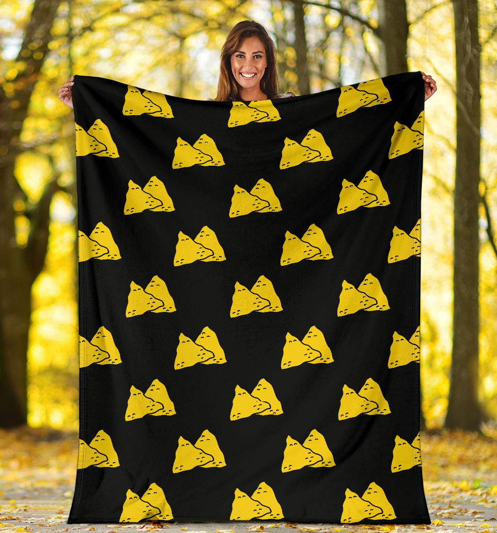 Nachos Pattern Print Design A02 Premium Blanket
