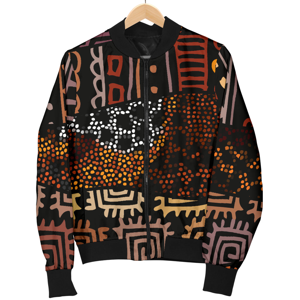 African Pattern Print Design 07 Men Bomber Jacket