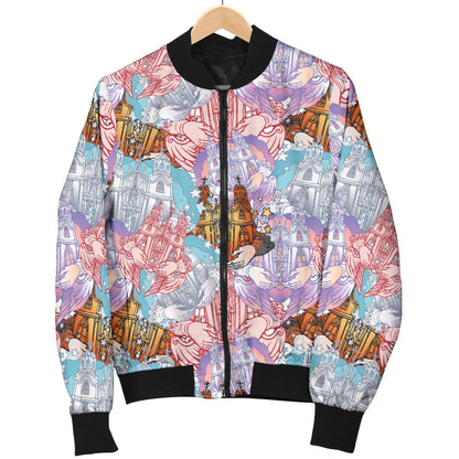 Christian Pattern Print Design 03 Men Bomber Jacket