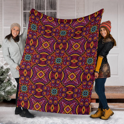 Bohemian Pattern Print Design 10 Premium Blanket