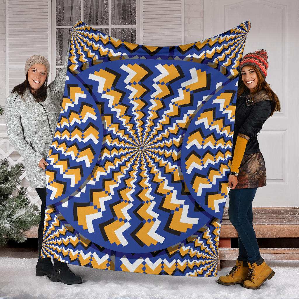 Optical illusion Pattern Print Design A01 Premium Blanket