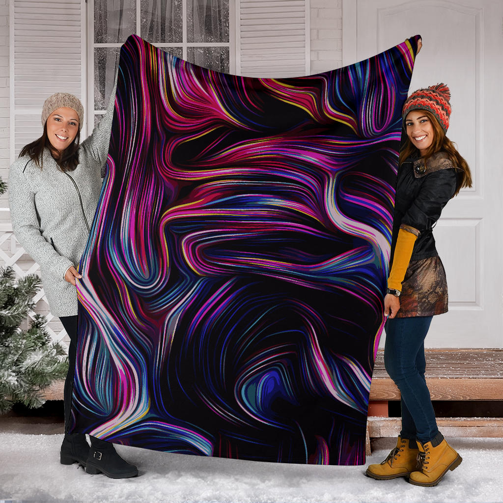 Liquid Pattern Print Design 01 Premium Blanket