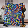 Optical illusion Pattern Print Design A02 Premium Blanket