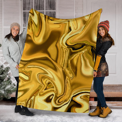 Liquid Pattern Print Design 03 Premium Blanket