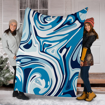 Liquid Pattern Print Design 05 Premium Blanket