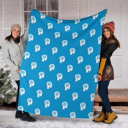 Psychology Pattern Print Design A03 Premium Blanket