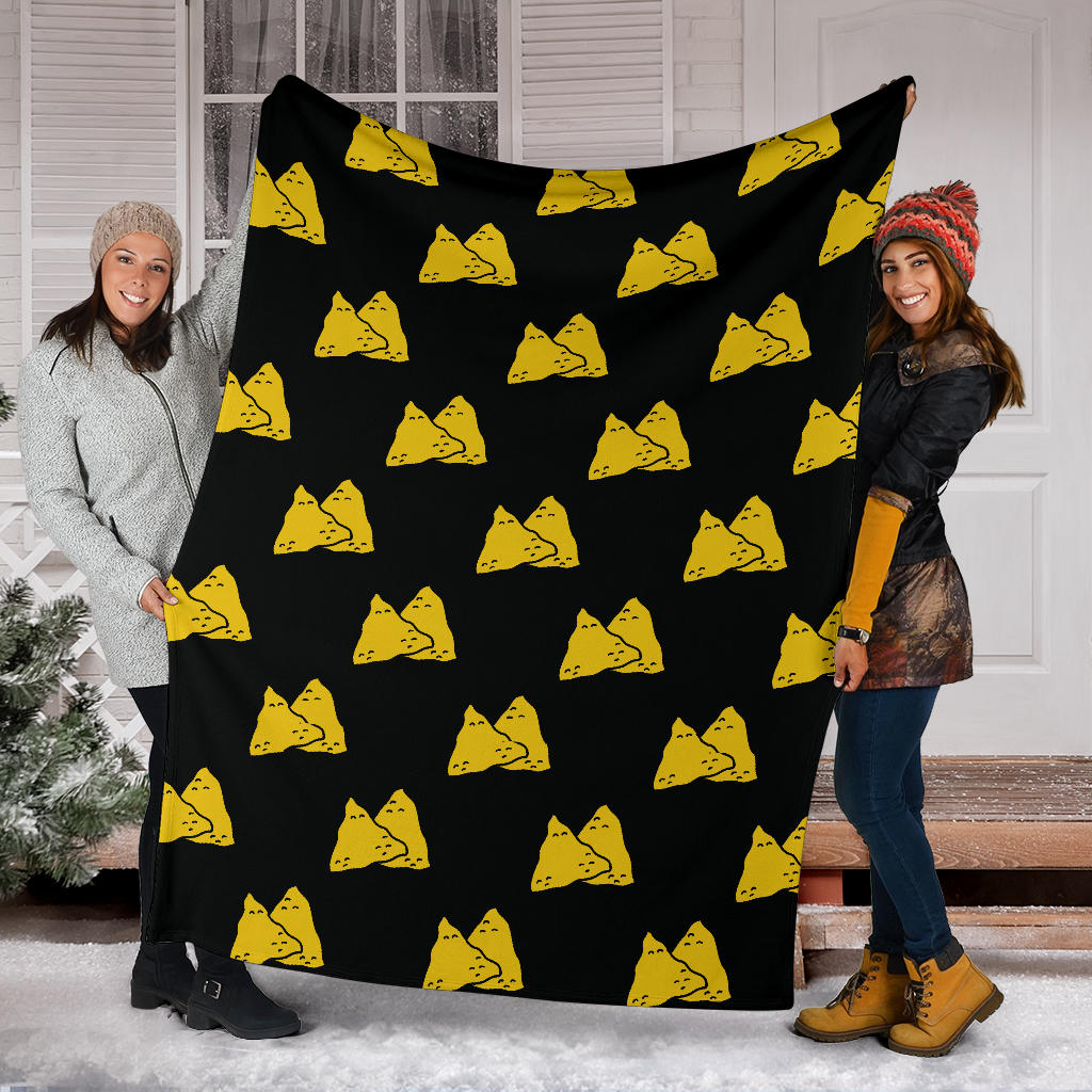 Nachos Pattern Print Design A02 Premium Blanket