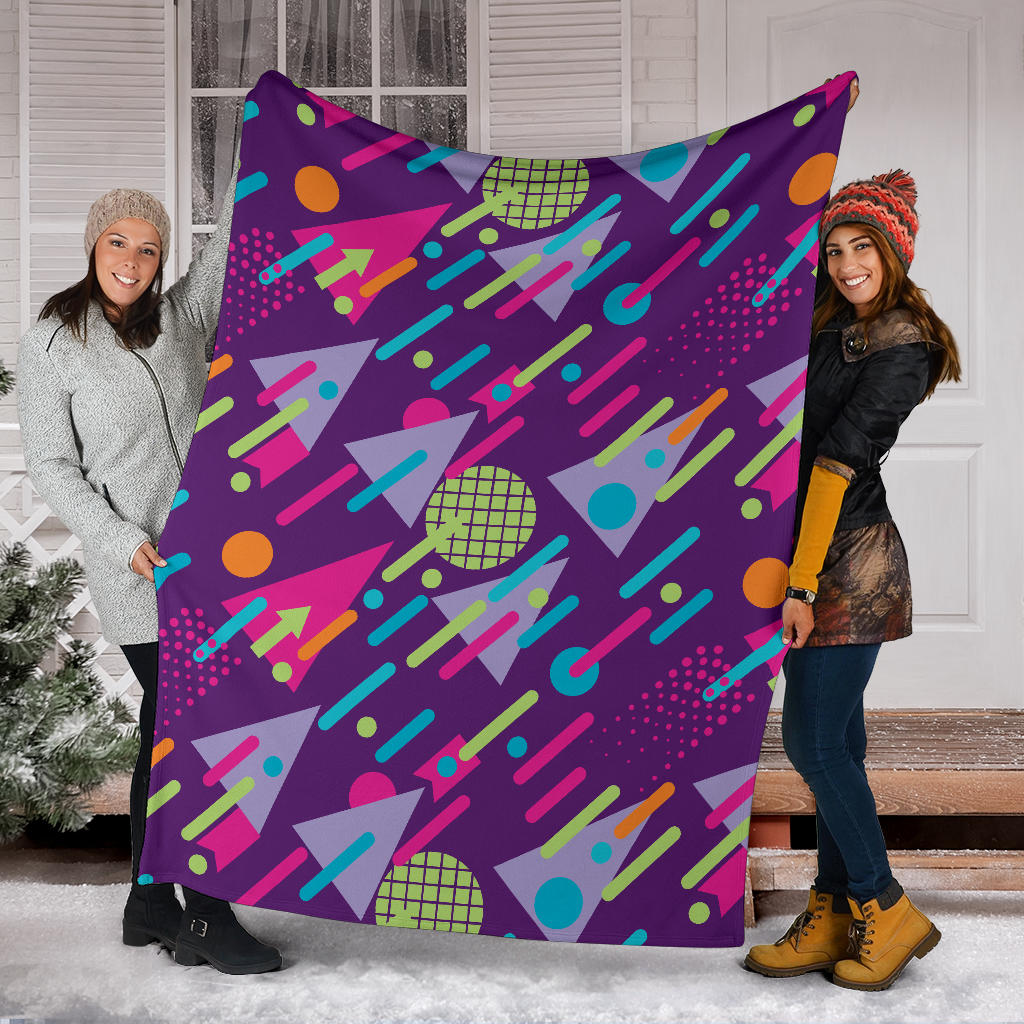 90s Pattern Print Design 4 Premium Blanket