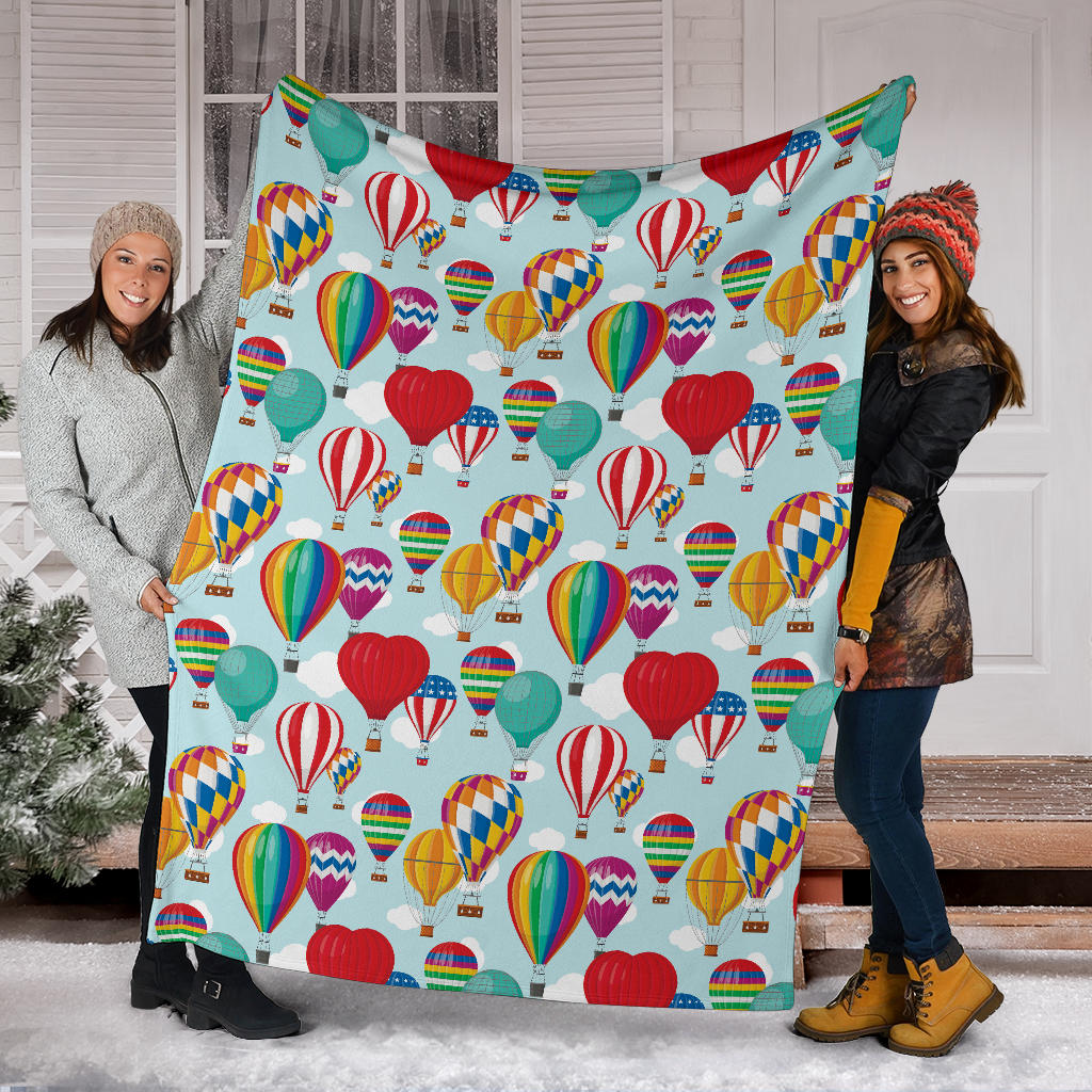 Ballon Pattern Print Design 07 Premium Blanket