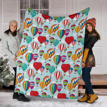Ballon Pattern Print Design 07 Premium Blanket