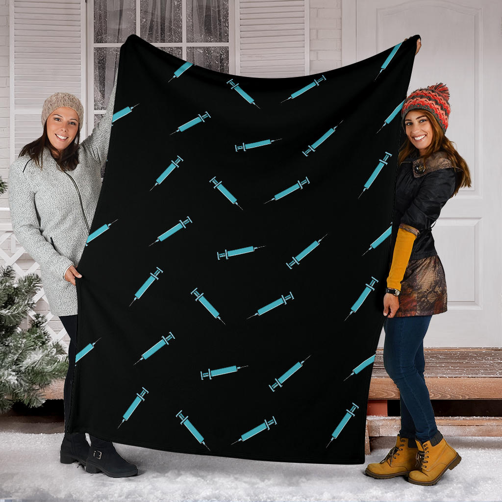 Phlebotomist Pattern Print Design A04 Premium Blanket