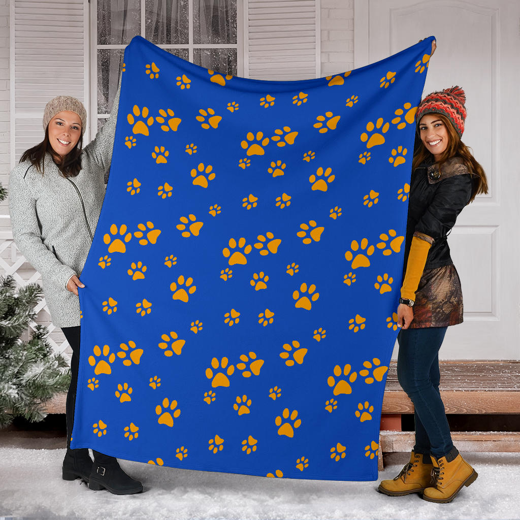 Paw Pattern Print Design A03 Premium Blanket