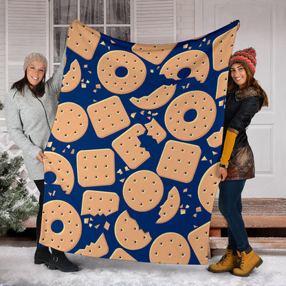 Cracker Pattern Print Design 03 Premium Blanket