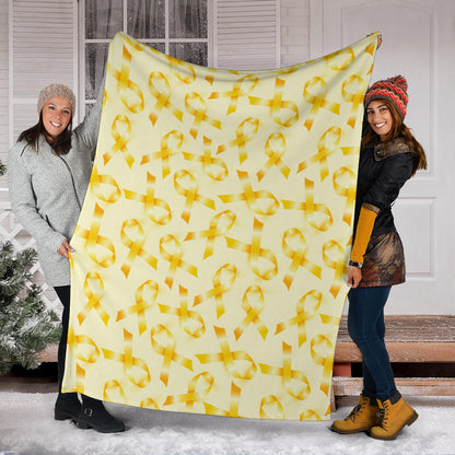 Bone cancer Pattern Print Design 01 Premium Blanket